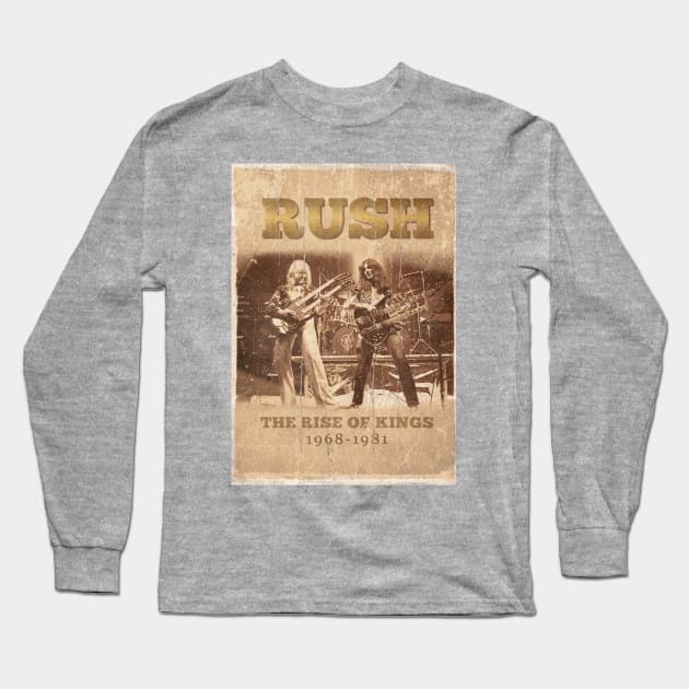 MUSIK CLASIK ROCK RUSH Long Sleeve T-Shirt by ibuksari81